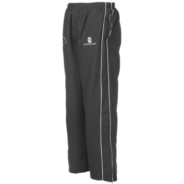 LITTLE MUNDEN CC Classic Tracksuit Pant With Thigh Length Zip Black Mens