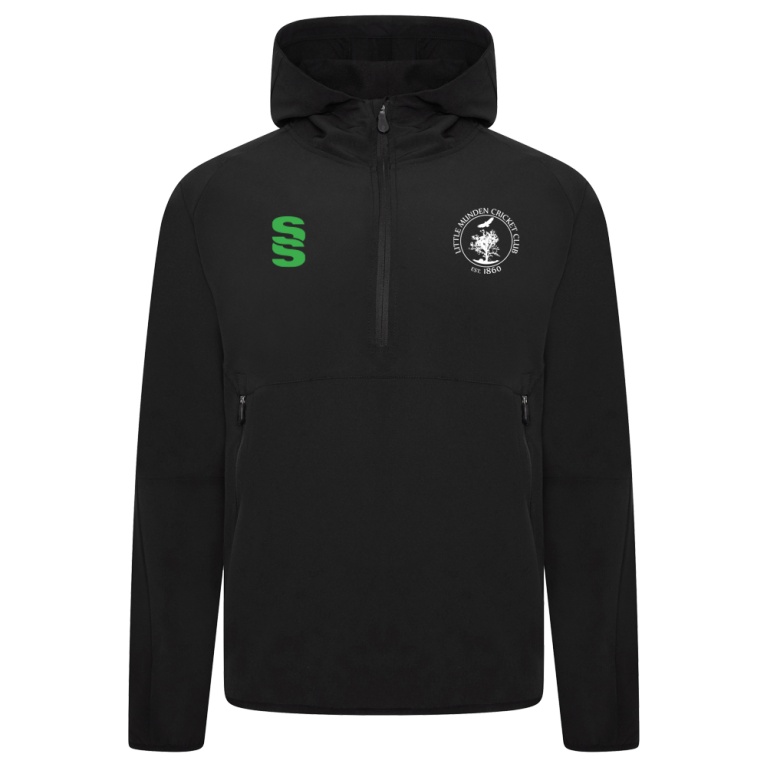 LITTLE MUNDEN CC Dual Elite 1/4 Zip Hoody / Rain Jacket : Black