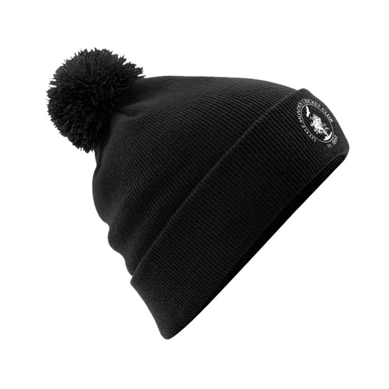 LITTLE MUNDEN CC Original Pom Pom Beanie : Black